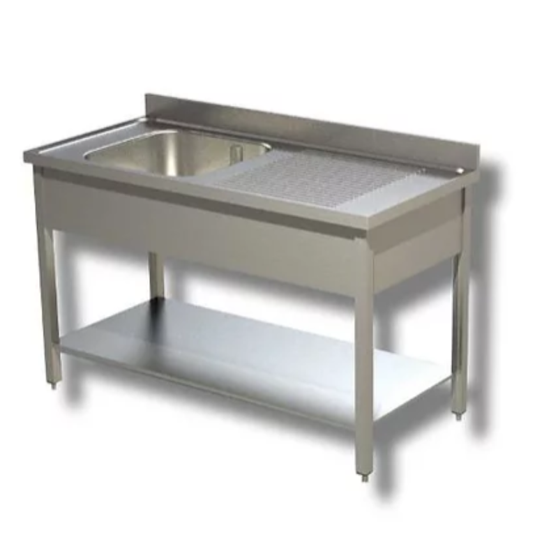 Sudoper jedno korito sa ocjednom plohom desno 1000x600x850 cm