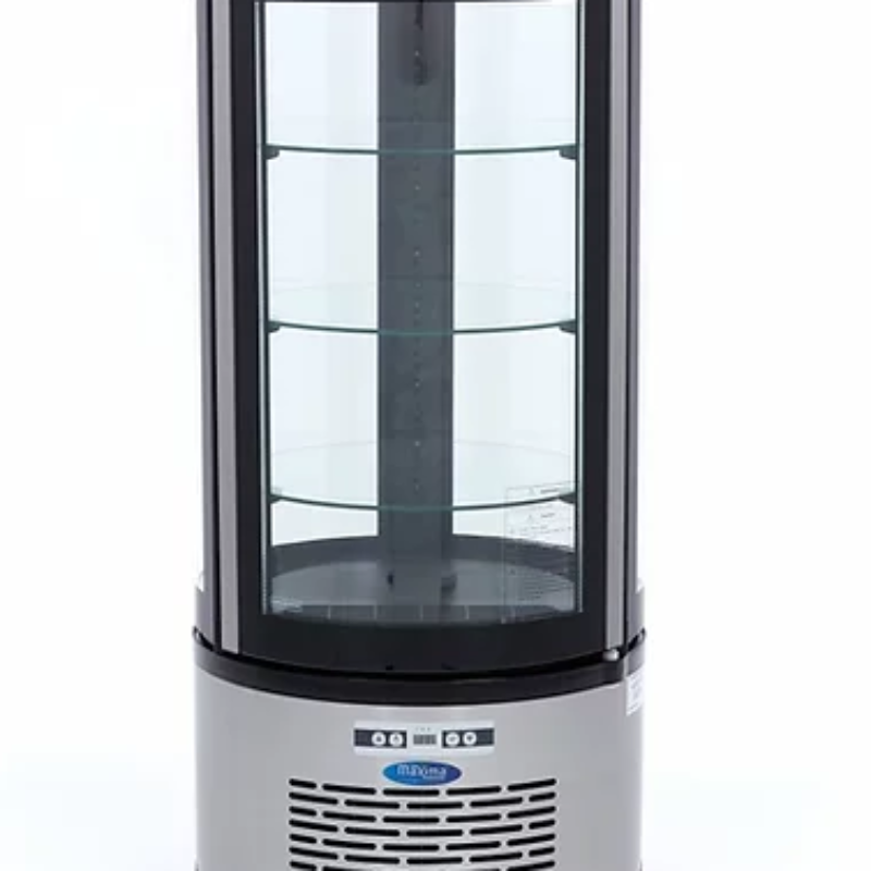 Izložbena vitrina crna 100L